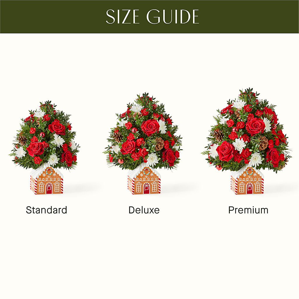 Spiced Gingerbread Tree –  Morgan Hill Florist, San Jose CA