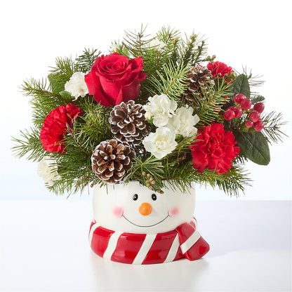 Jolly Snowman Bouquet –  Morgan Hill Florist, San Jose CA