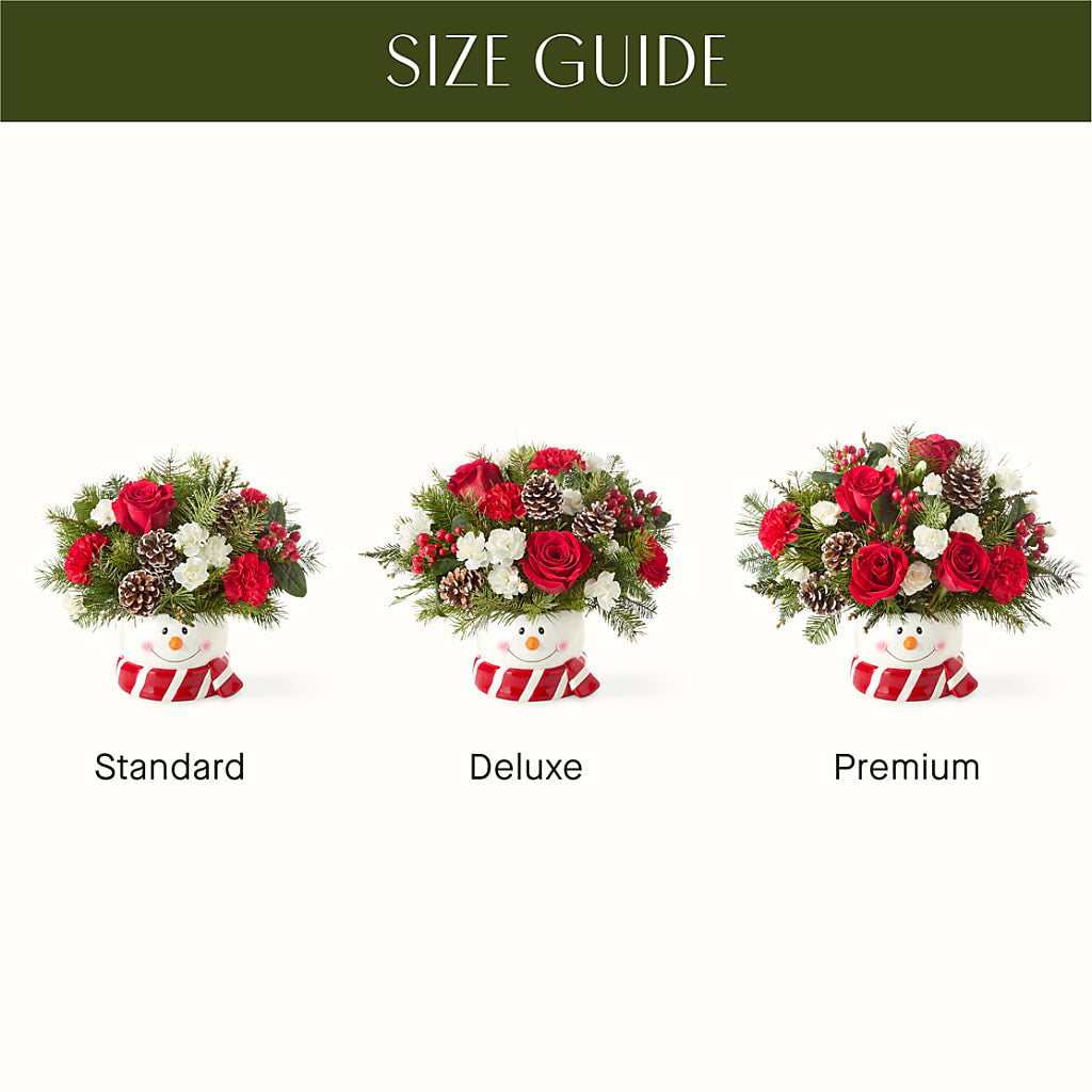 Jolly Snowman Bouquet –  Morgan Hill Florist, San Jose CA