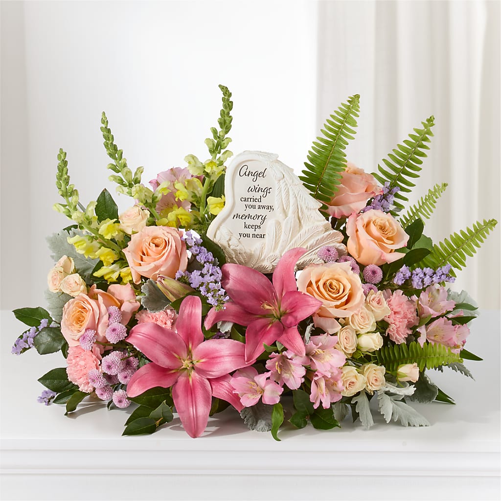 Gentle Light Arrangement –  Morgan Hill Florist, San Jose CA