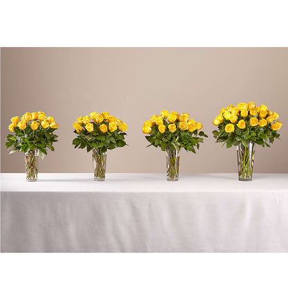 Long Stem Yellow Rose Bouquet –  Morgan Hill Florist, San Jose CA