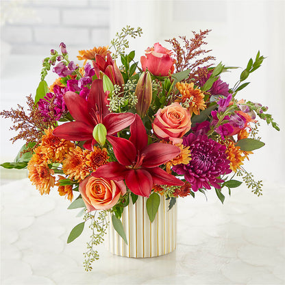 Burgundy Landscape Bouquet –  Morgan Hill Florist, San Jose CA
