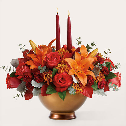 Fruits of Fall Centerpiece –  Morgan Hill Florist, San Jose CA
