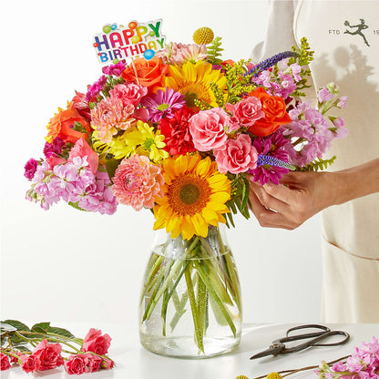 Cue the Confetti - A Florist Original –  Morgan Hill Florist, San Jose CA