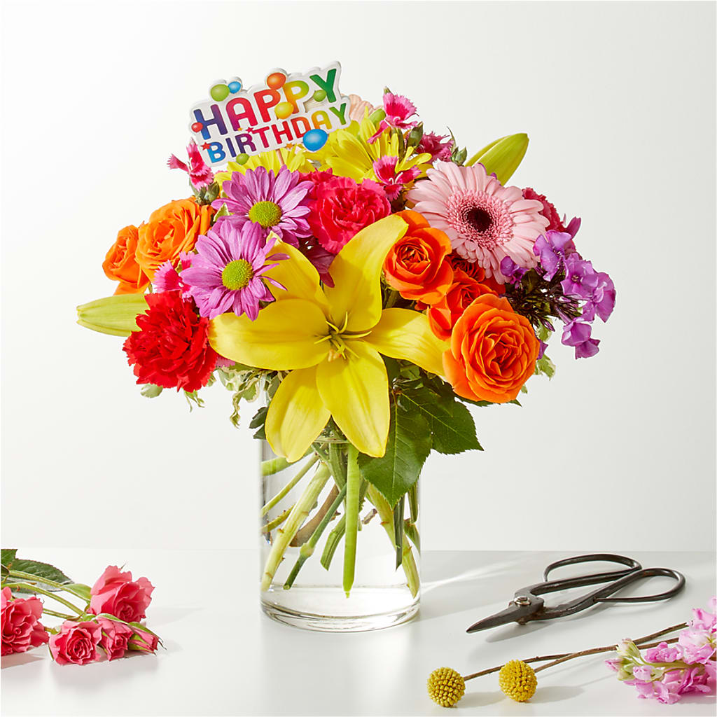 Cue the Confetti - A Florist Original –  Morgan Hill Florist, San Jose CA
