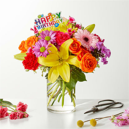 Cue the Confetti - A Florist Original –  Morgan Hill Florist, San Jose CA