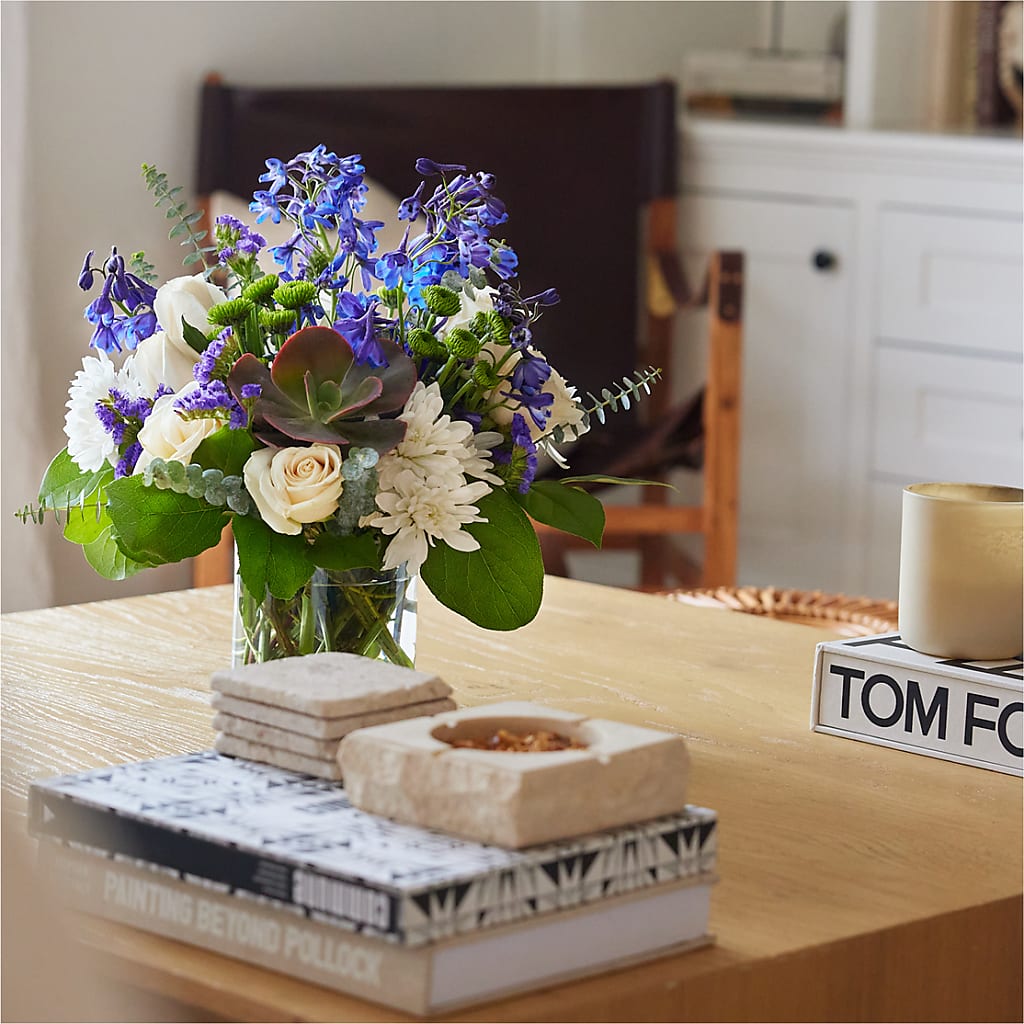 Cerulean Waves Bouquet –  Morgan Hill Florist, San Jose CA