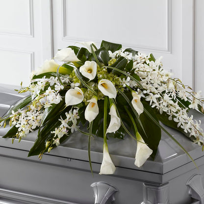 Angel Wings Casket Spray –  Morgan Hill Florist, San Jose CA