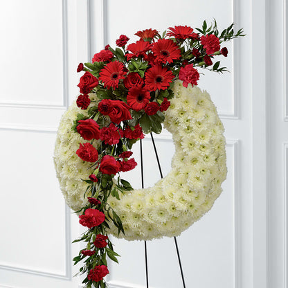 Graceful Tribute Wreath –  Morgan Hill Florist, San Jose CA