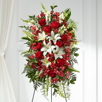 Everlasting Memory Standing Spray –  Morgan Hill Florist, San Jose CA