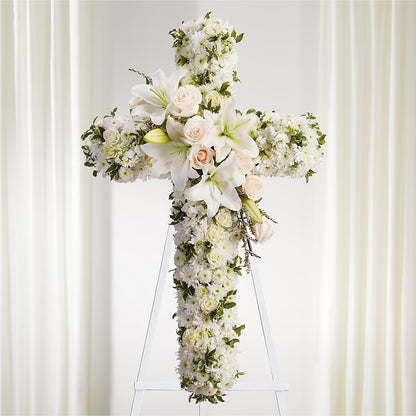 Spiritual Guidance Standing Spray –  Morgan Hill Florist, San Jose CA