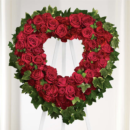 Wholehearted Standing Spray –  Morgan Hill Florist, San Jose CA