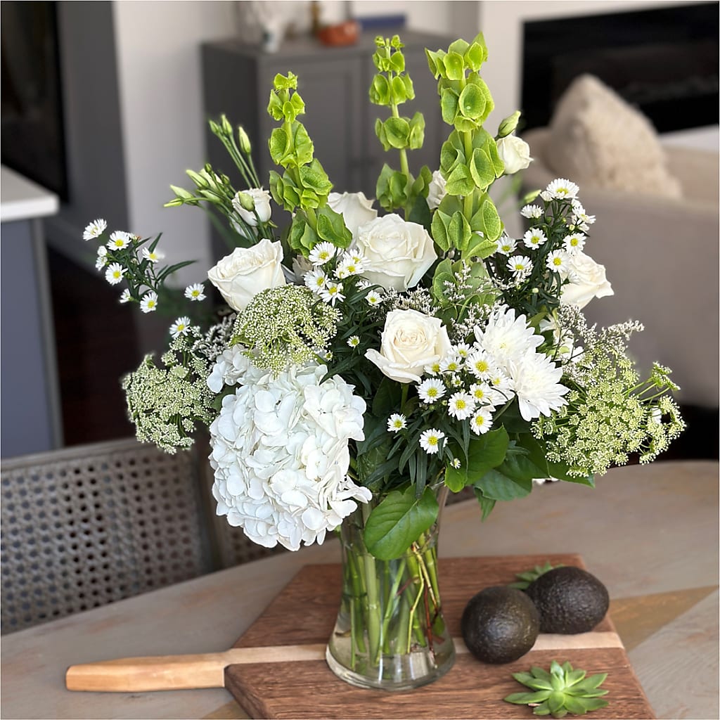 Classic Ivory – A Florist Original –  Morgan Hill Florist, San Jose CA