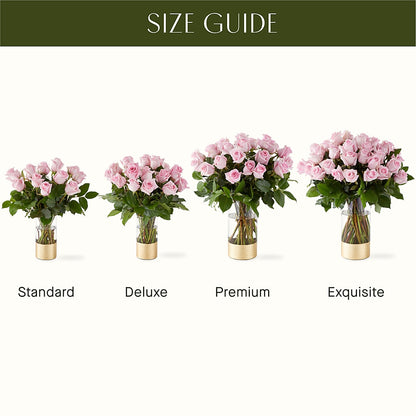 Picture Perfect Pink Rose Bouquet –  Morgan Hill Florist, San Jose CA