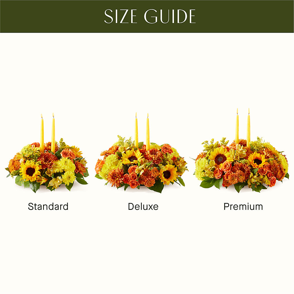 Autumn Harmony Centerpiece –  Morgan Hill Florist, San Jose CA