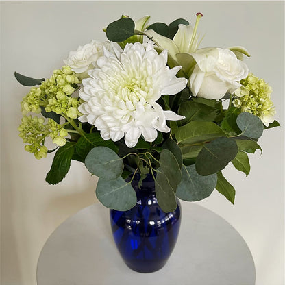 Snowy Dreams Bouquet –  Morgan Hill Florist, San Jose CA