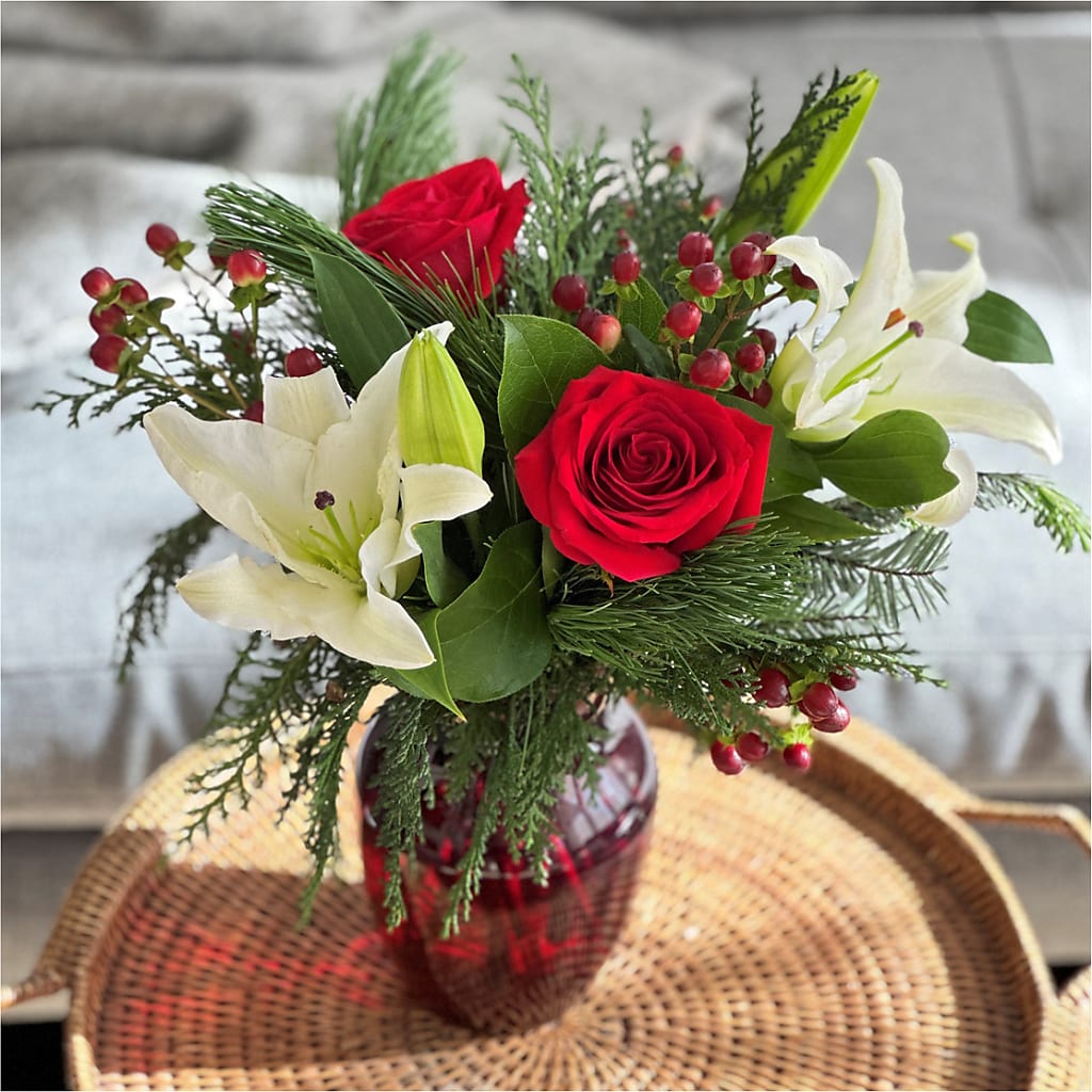 Evergreen Delight Bouquet –  Morgan Hill Florist, San Jose CA