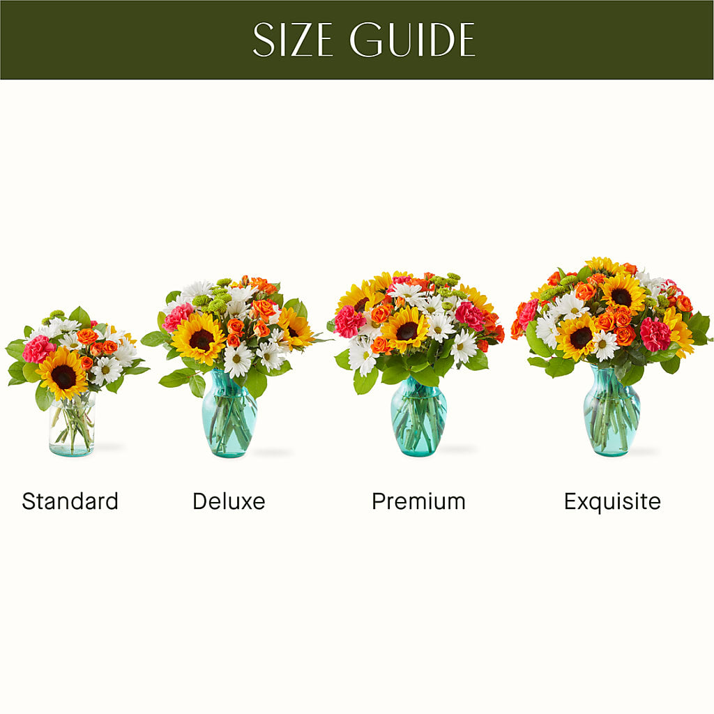 Sun-drenched Blooms Bouquet –  Morgan Hill Florist, San Jose CA