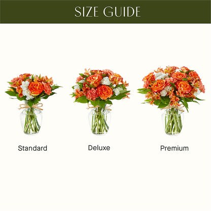 Apricot Glow Bouquet –  Morgan Hill Florist, San Jose CA