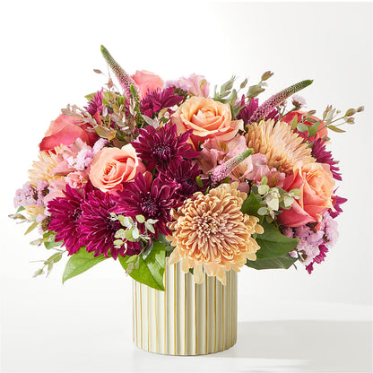 Berry Cobbler Bouquet with Ivory Vase –  Morgan Hill Florist, San Jose CA