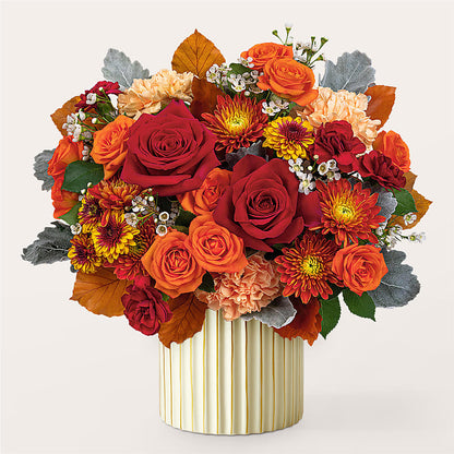 Merlot Bouquet with Ivory Vase –  Morgan Hill Florist, San Jose CA