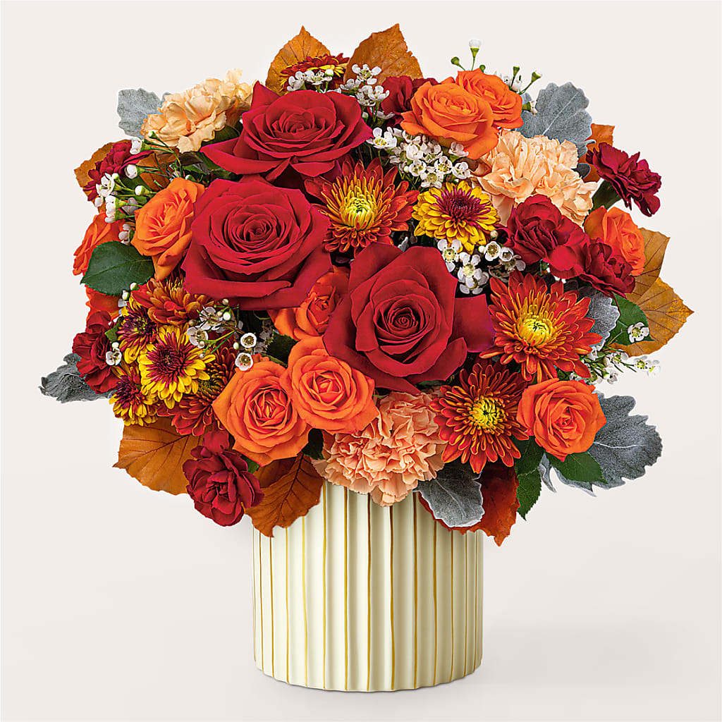 Merlot Bouquet with Ivory Vase –  Morgan Hill Florist, San Jose CA