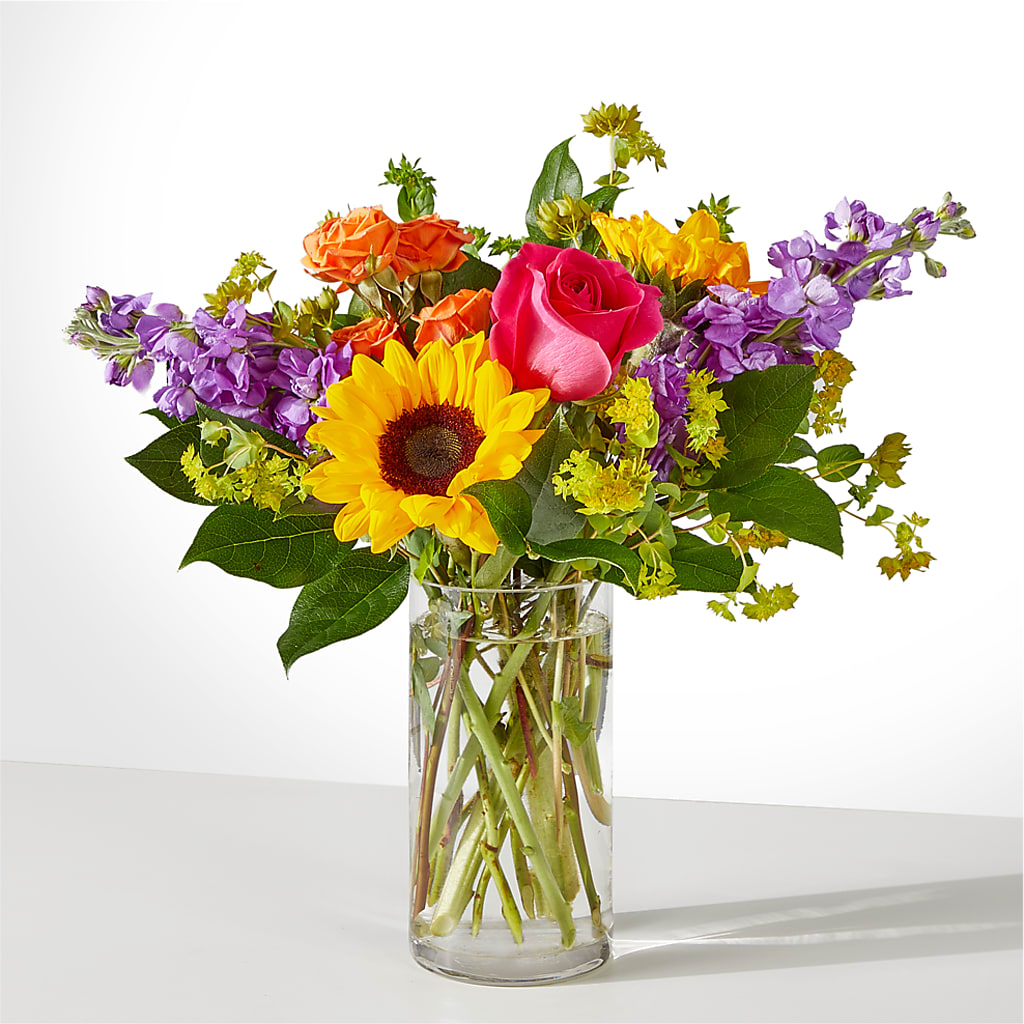 Vibrant Greetings Bouquet –  Morgan Hill Florist, San Jose CA