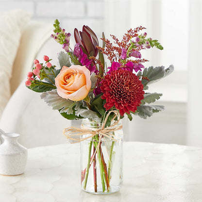 Moody Hues Bouquet –  Morgan Hill Florist, San Jose CA