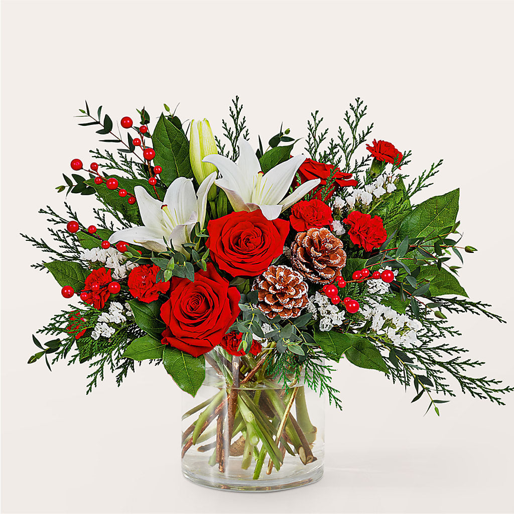 Best in Snow Bouquet –  Morgan Hill Florist, San Jose CA