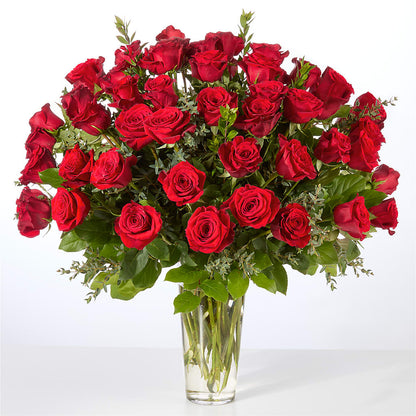 Forever Yours Fifty Stem Red Rose Bouquet –  Morgan Hill Florist, San Jose CA