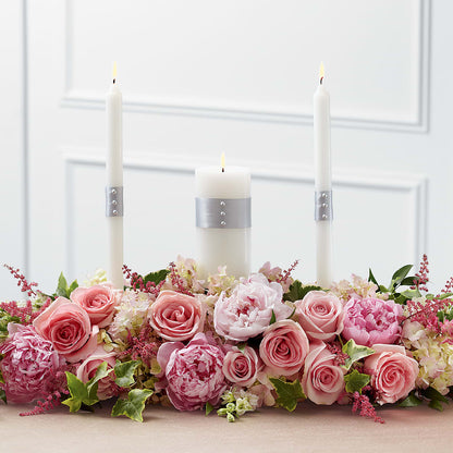 Worldwide Romance Unity Candle Arrangement –  Morgan Hill Florist, San Jose CA