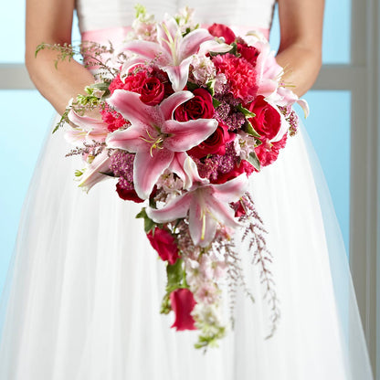 Lily & Rose Bouquet –  Morgan Hill Florist, San Jose CA
