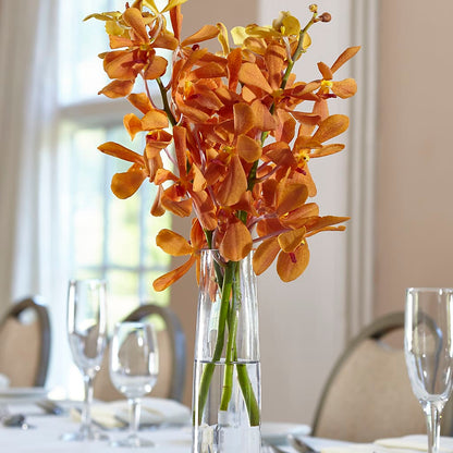 Orange Mokara Bud Vase –  Morgan Hill Florist, San Jose CA